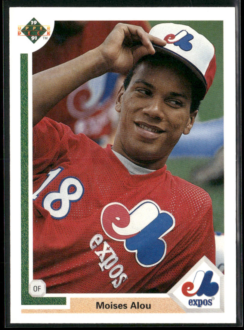 Moises Alou 1991 Upper Deck #665c Montreal Expos