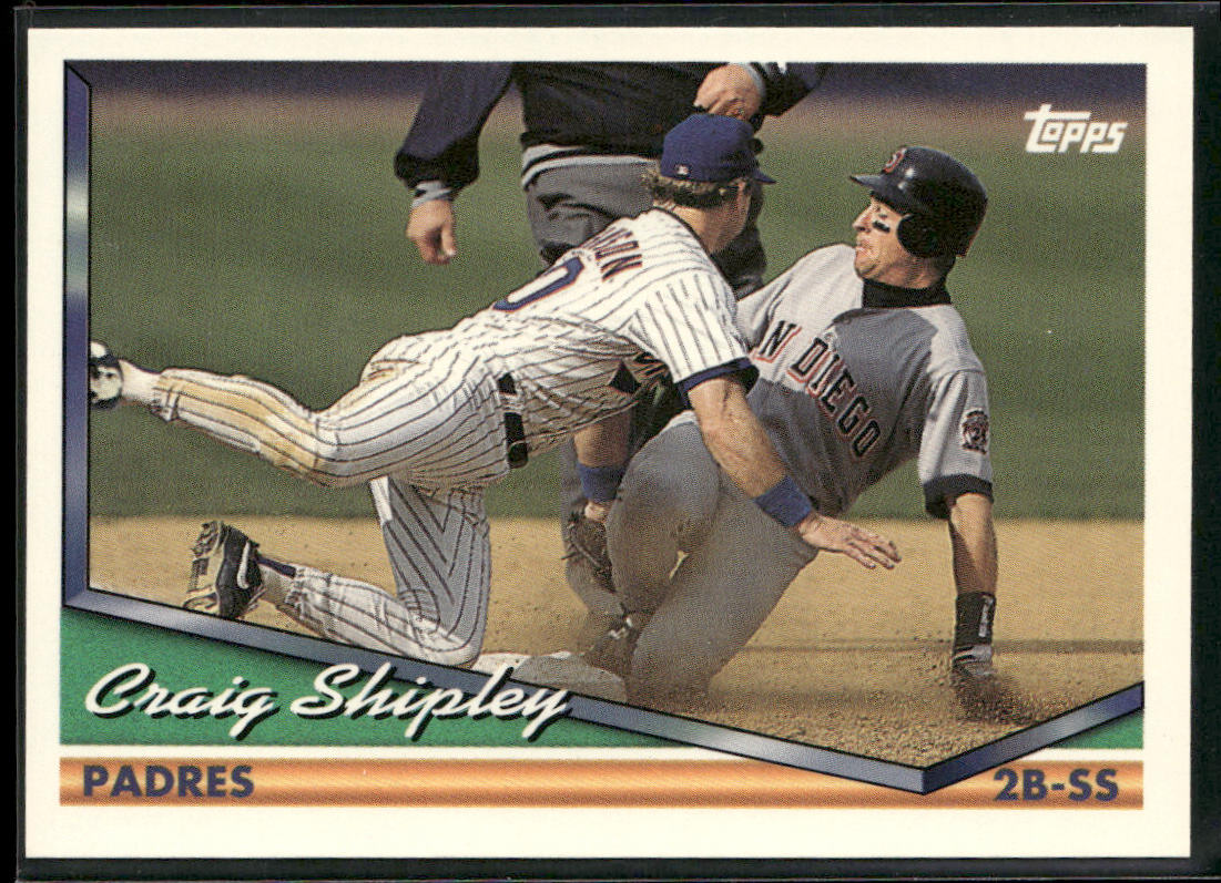 Craig Shipley 1994 Topps #184 San Diego Padres