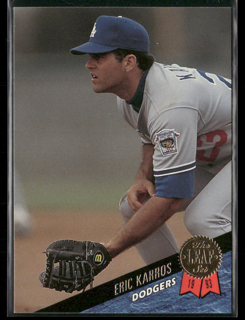 Eric Karros 1993 Leaf #234 Los Angeles Dodgers