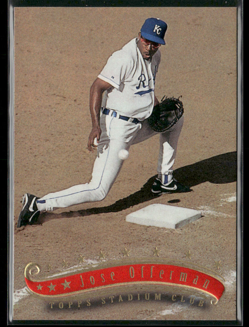 Jose Offerman 1997 Stadium Club #309 Kansas City Royals