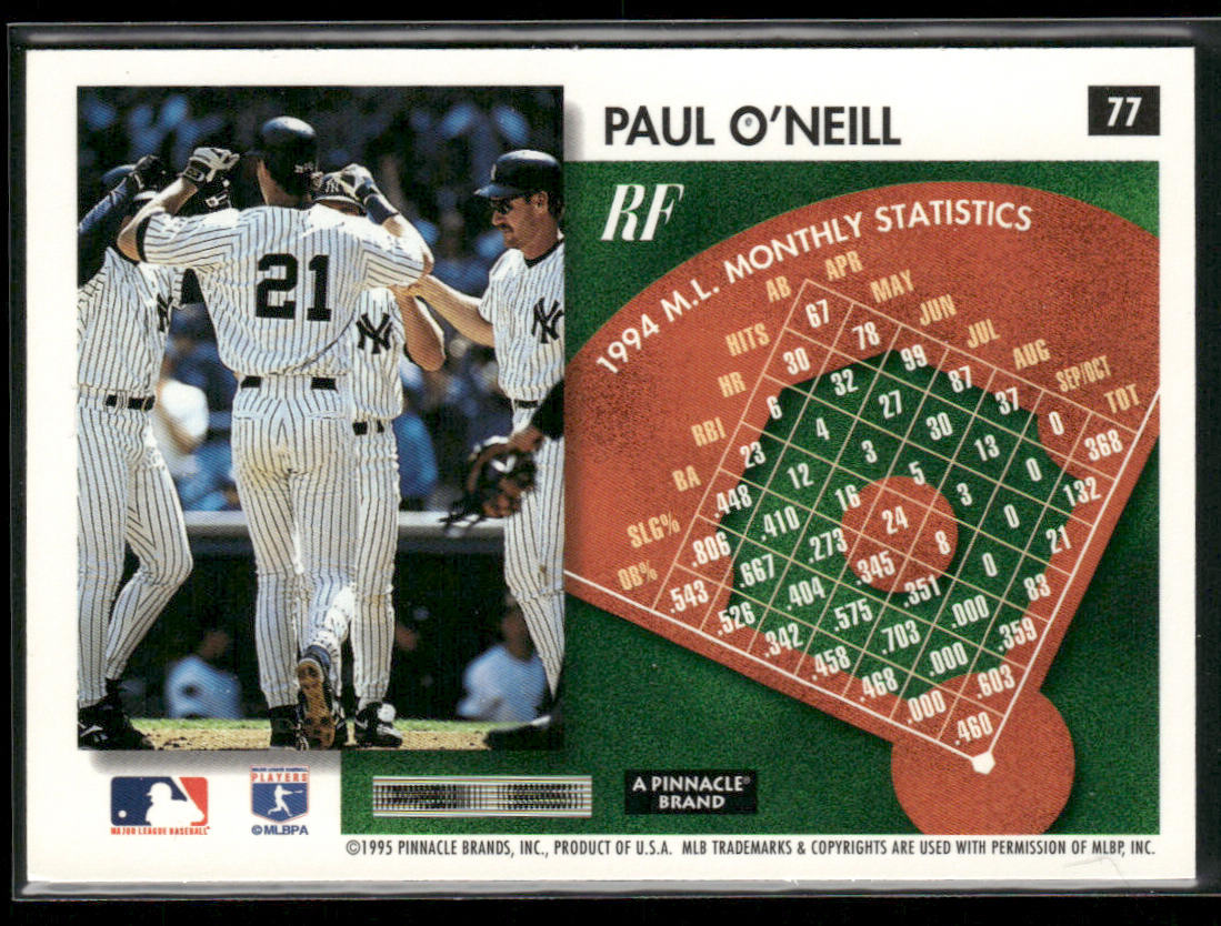 Paul O'Neill 1995 Summit #77 New York Yankees