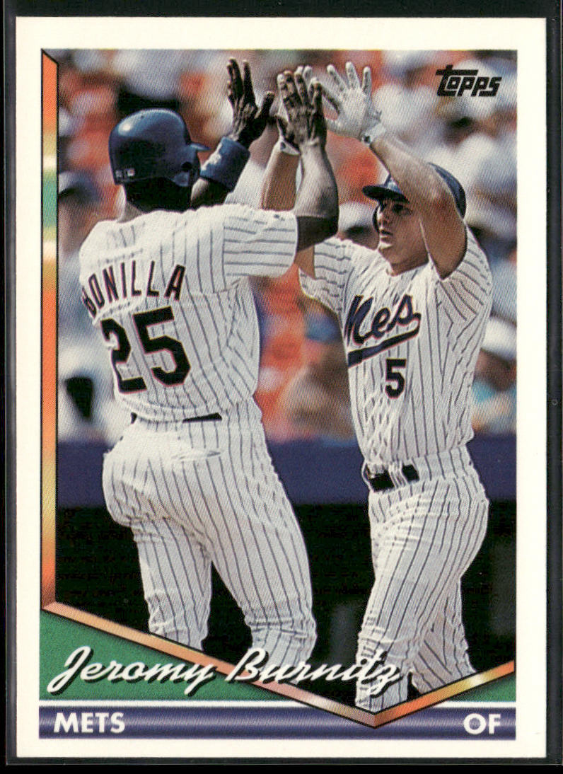 Jeromy Burnitz 1994 Topps #122b New York Mets