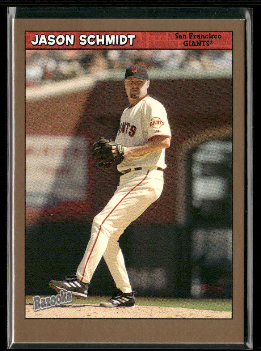 Jason Schmidt 2006 Bazooka Gold Chunks #87 San Francisco Giants