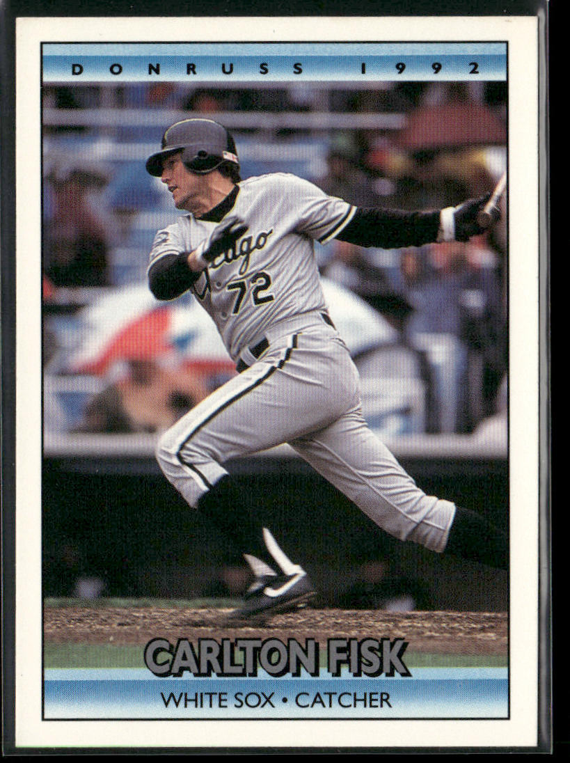 Carlton Fisk 1992 Donruss #543b Chicago White Sox