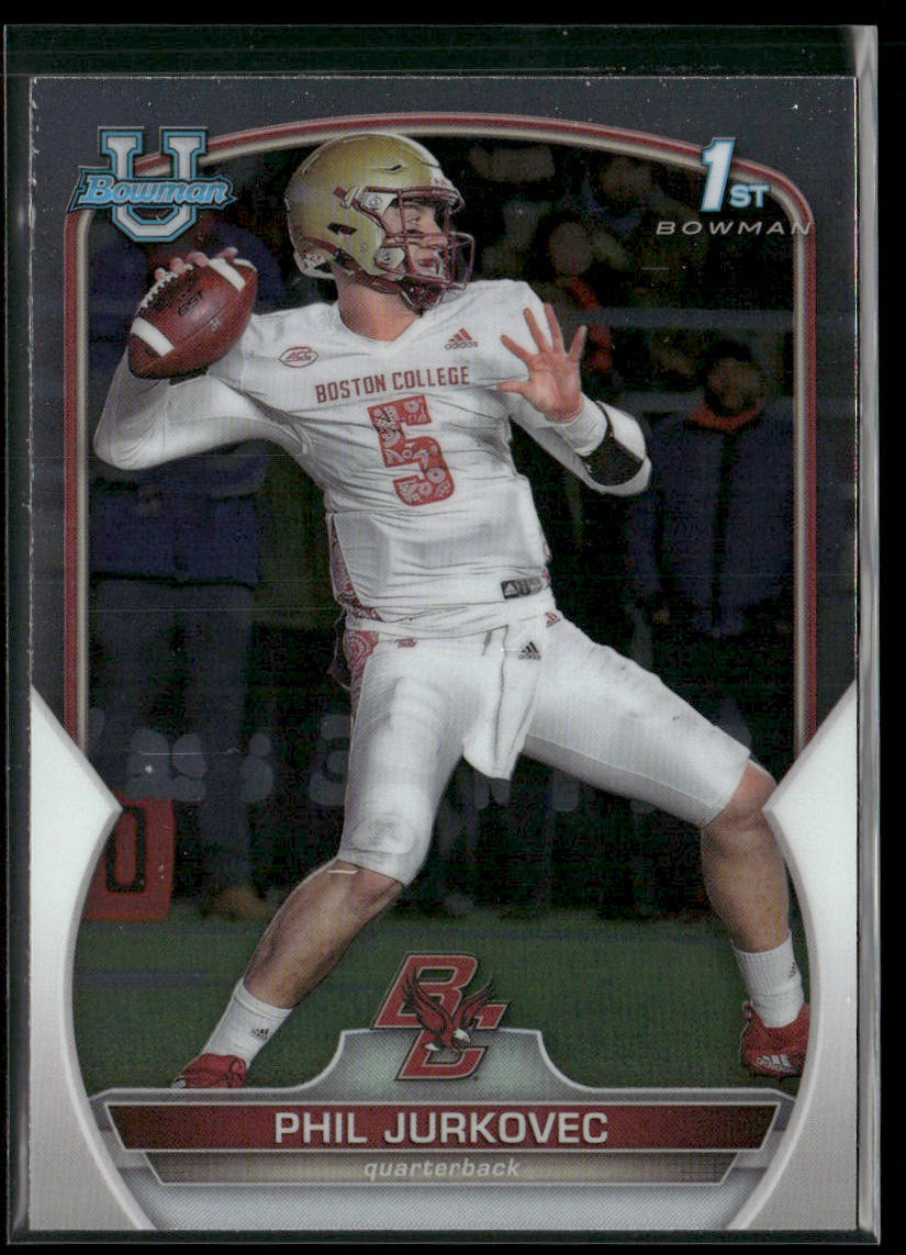 Phil Jurkovec 2022 Bowman University Chrome #35 Boston College Eagles