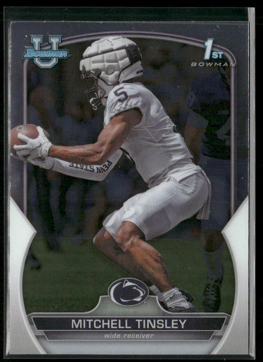 Mitchell Tinsley 2022 Bowman University Chrome #72 Penn State Nittany Lions