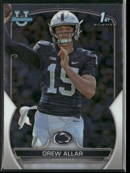 Drew Allar 2022 Bowman University Chrome #59 Penn State Nittany Lions