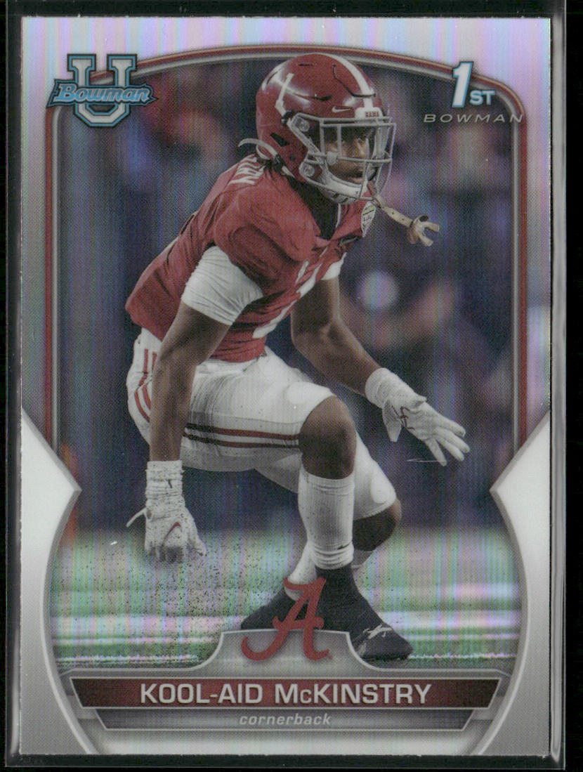 Kool-Aid McKinstry 2022 Bowman University Chrome Refractor #14 Crimson Tide