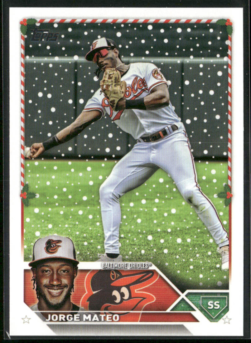 Jorge Mateo 2023 Topps Holiday #H181 Baltimore Orioles front