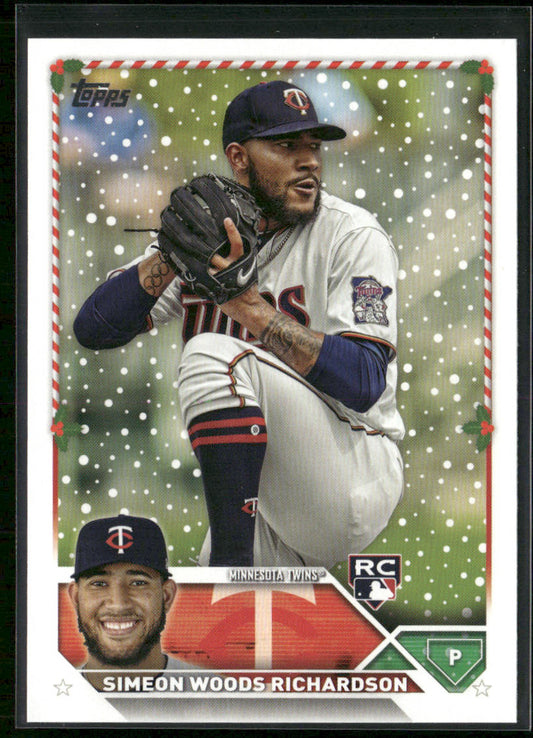 Simeon Woods Richardson 2023 Topps Holiday #H75 RC Minnesota Twins