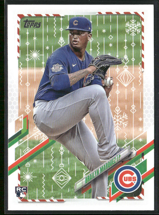 Brailyn Marquez 2021 Topps Holiday #HW78 RC Chicago Cubs