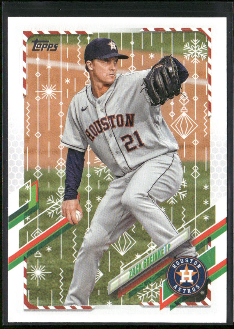 Zack Greinke 2021 Topps Holiday #HW9 Houston Astros
