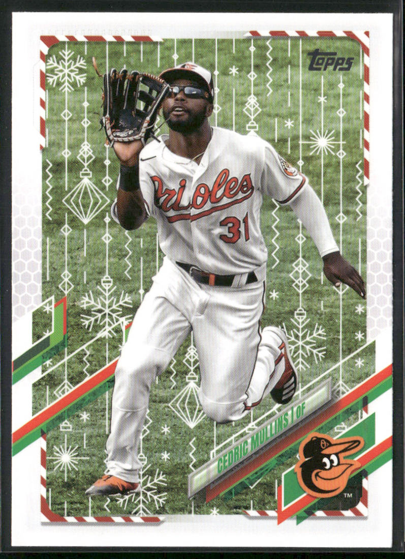 Cedric Mullins 2021 Topps Holiday #HW15 Baltimore Orioles