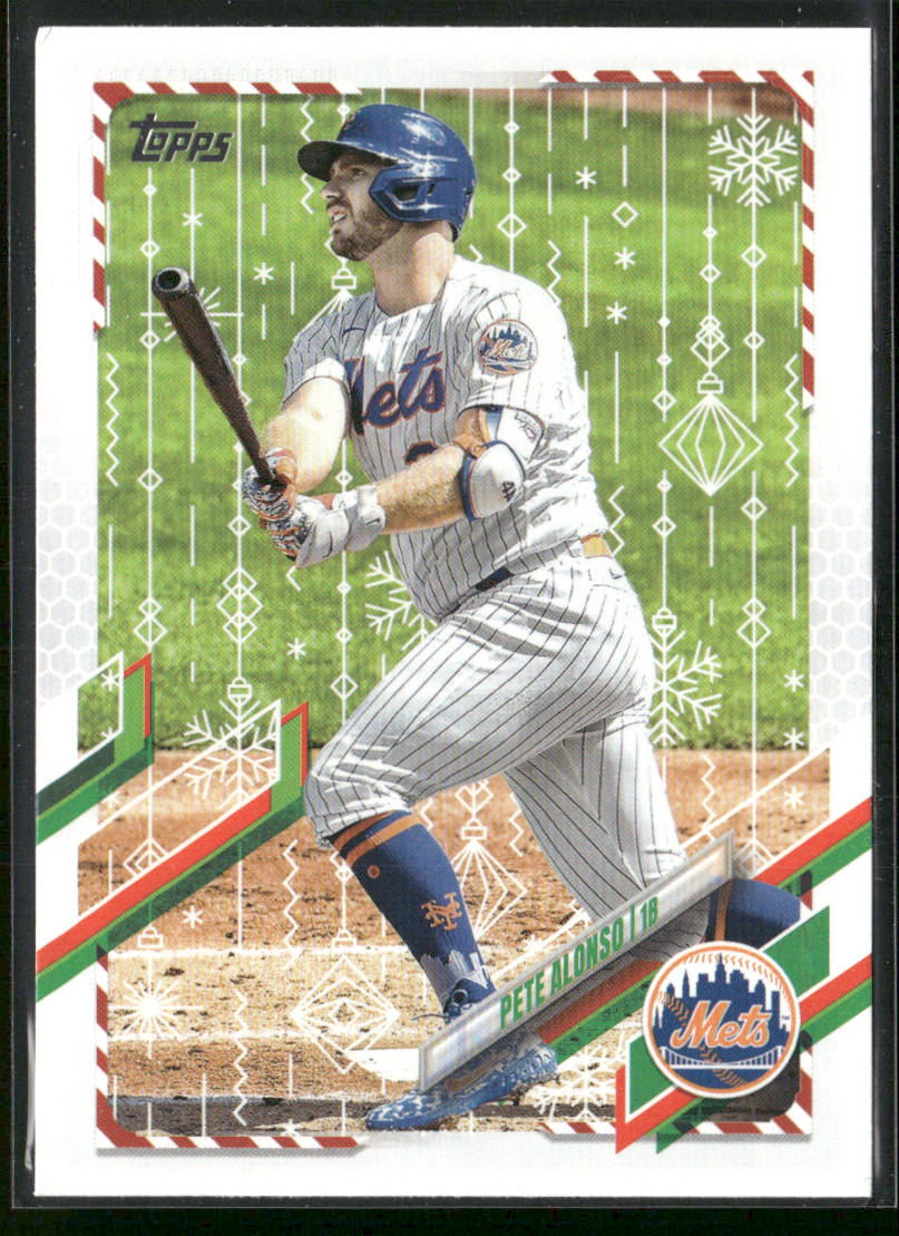 Pete Alonso 2021 Topps Holiday #HW115 New York Mets