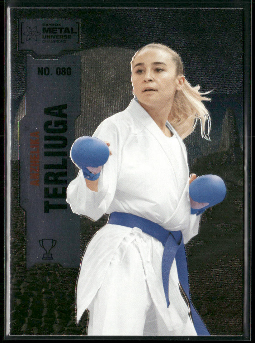 Anzhelika Terliuga 2022 SkyBox Metal Universe Champions #080 front