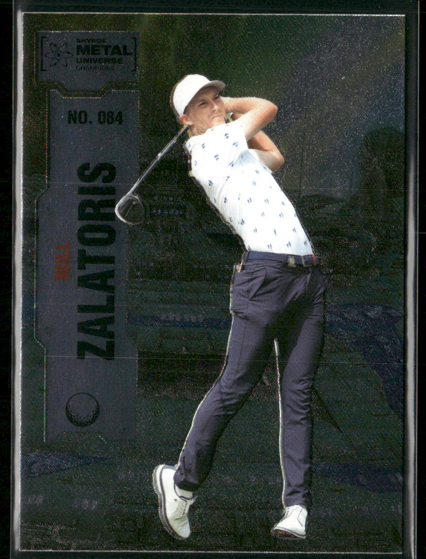 Will Zalatoris 2022 SkyBox Metal Universe Champions #084
