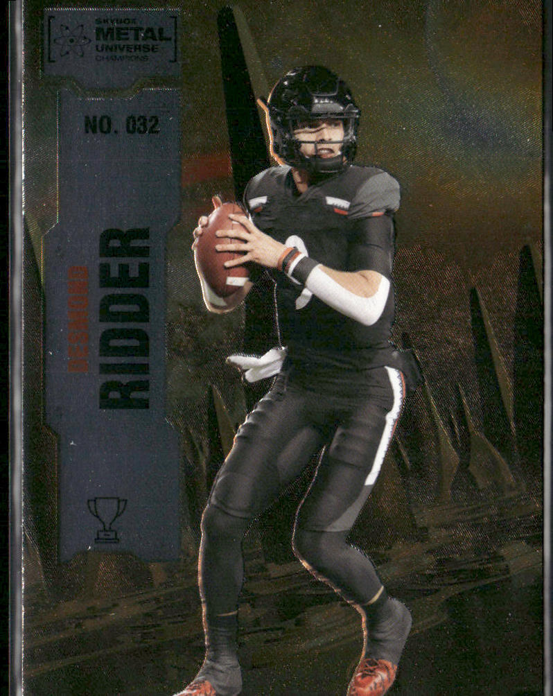 Desmond Ridder 2022 SkyBox Metal Universe Champions #032 front