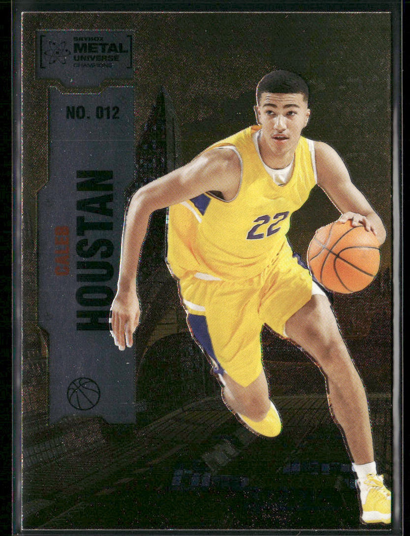 Caleb Houstan 2022 SkyBox Metal Universe Champions #012 front