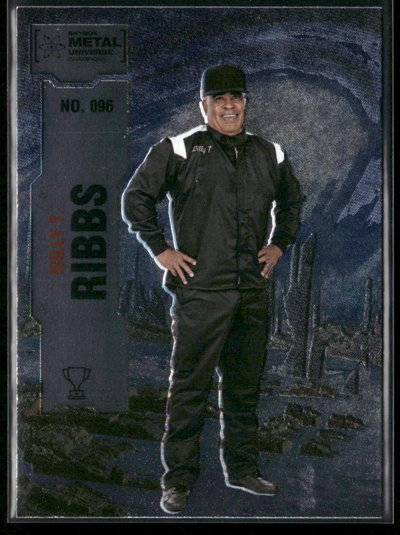 Willy T. Ribbs 2022 SkyBox Metal Universe Champions #096 front