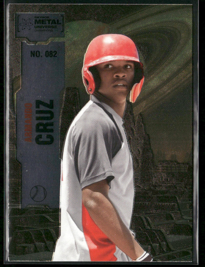 Armando Cruz 2022 SkyBox Metal Universe Champions #082 front