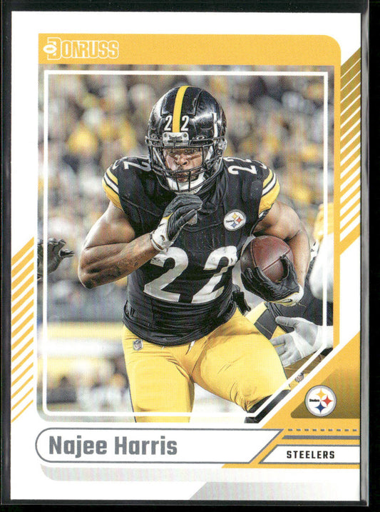 Najee Harris 2024 Donruss #98 Pittsburgh Steelers front