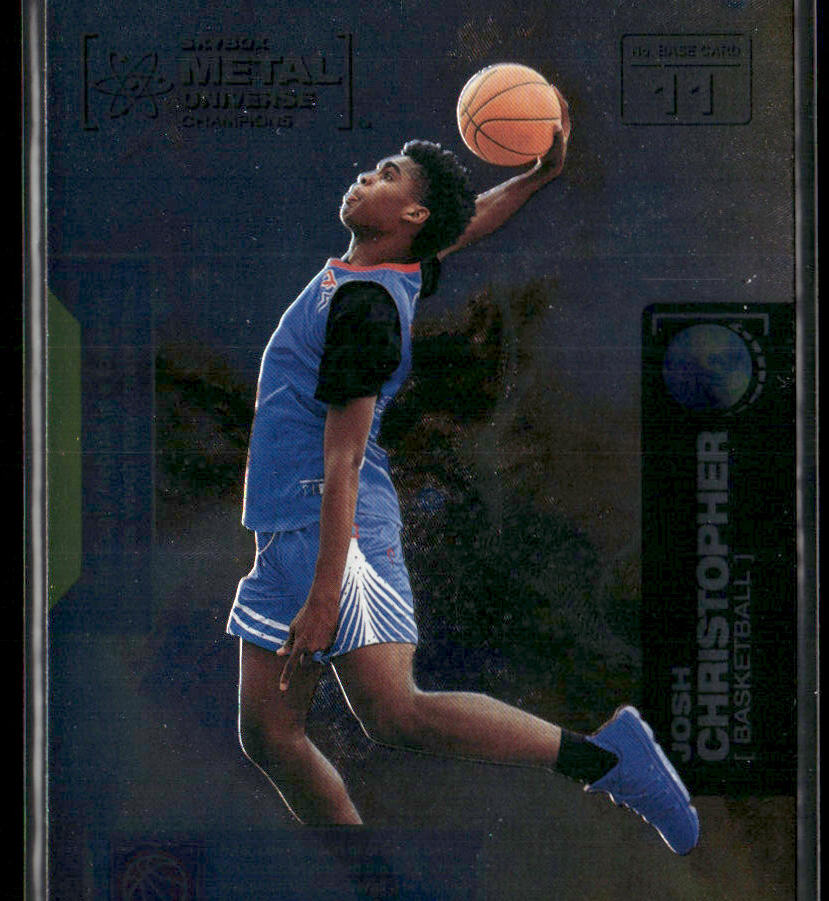Josh Christopher 2021 SkyBox Metal Universe Champions #11 front