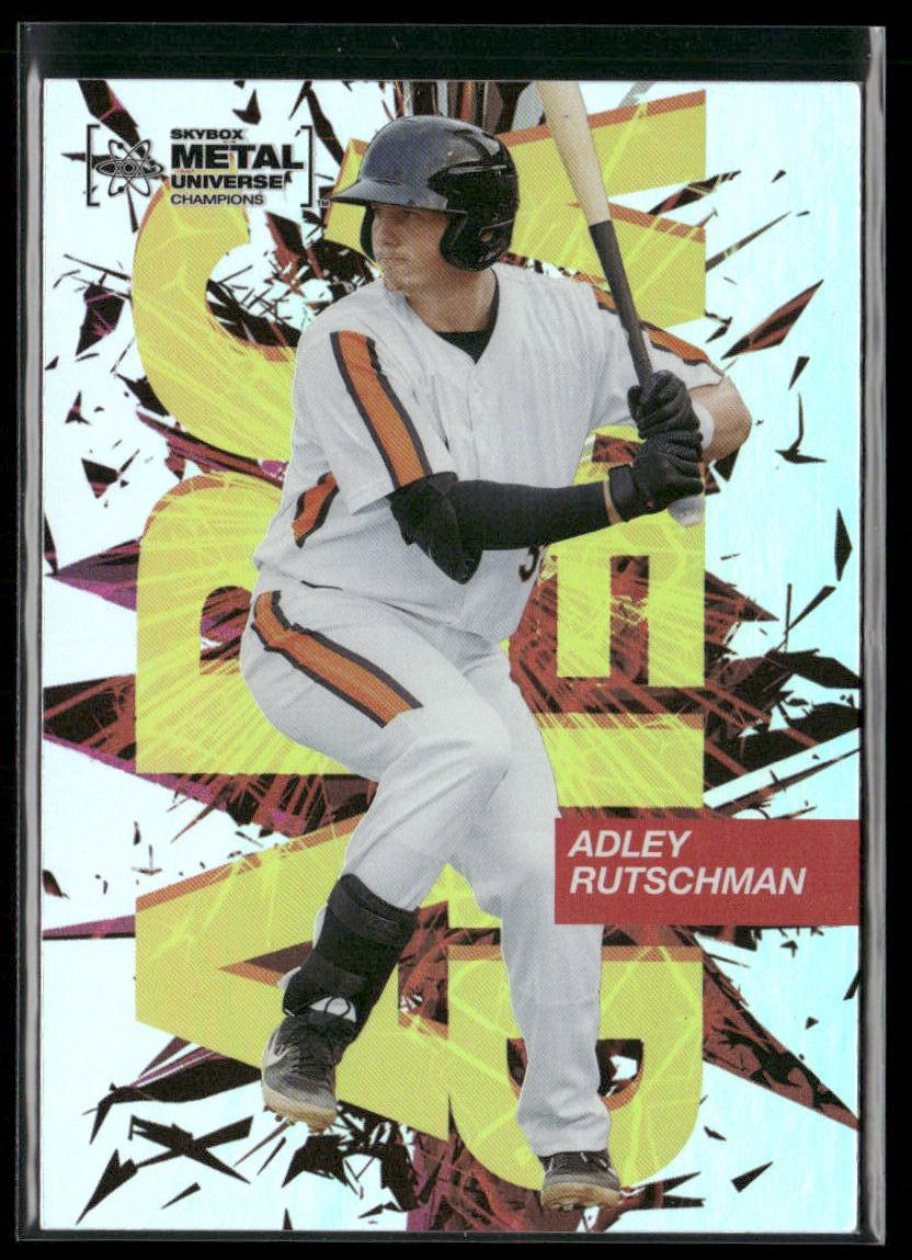 Adley Rutschman 2021 SkyBox Metal Universe Champions Arc Weld #AW-11