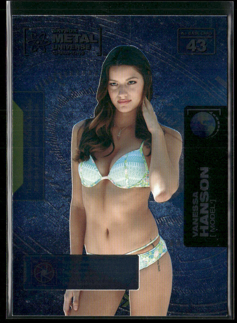 Vanessa Hanson 2021 SkyBox Metal Universe Champions #43 front