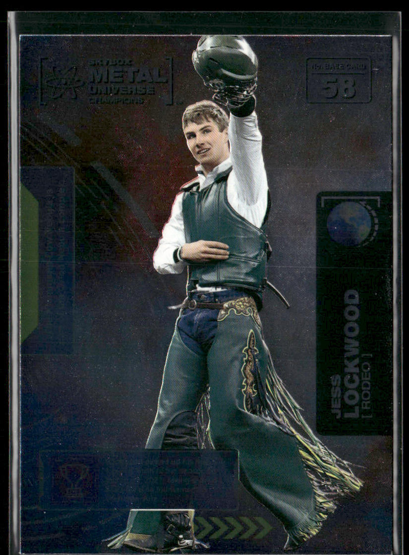 Jess Lockwood 2021 SkyBox Metal Universe Champions #58 front