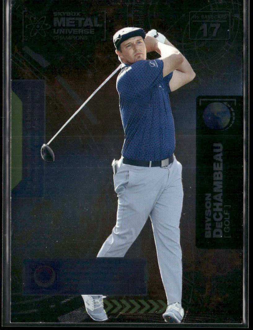 Bryson DeChambeau 2021 SkyBox Metal Universe Champions #17 front