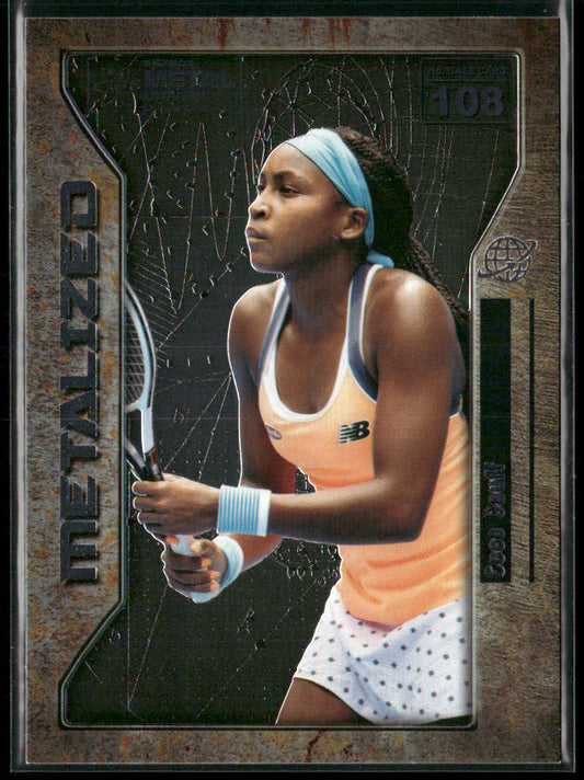 Coco Gauff 2021 SkyBox Metal Universe Champions #108