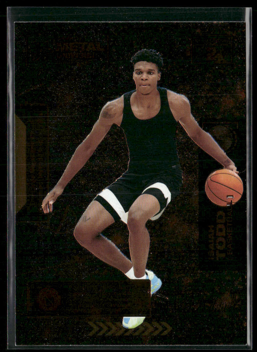 Isaiah Todd 2021 SkyBox Metal Universe Champions #2 front