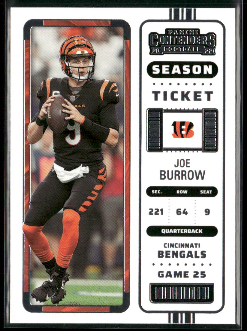 Joe Burrow 2022 Panini Contenders #17 Cincinnati Bengals