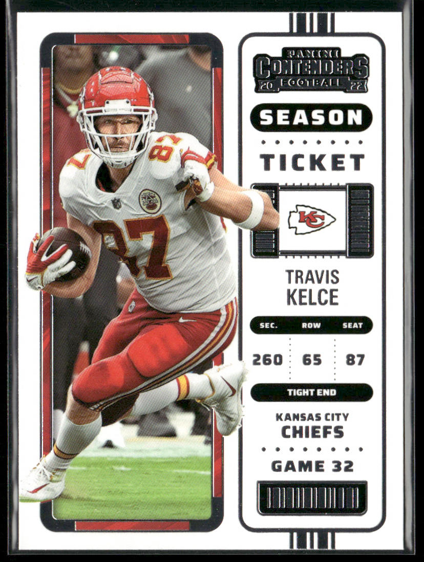 Travis Kelce 2022 Panini Contenders #59 Kansas City Chiefs front