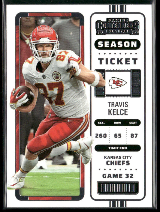 Travis Kelce 2022 Panini Contenders #59 Kansas City Chiefs front