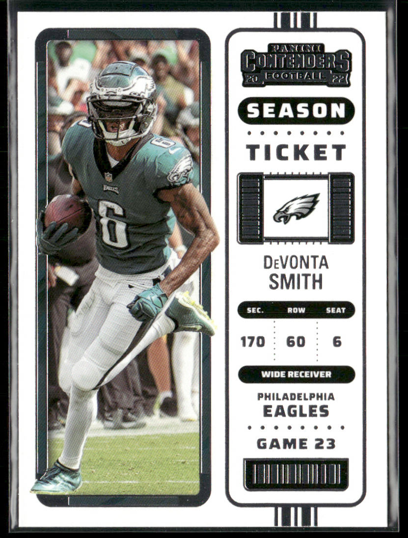 DeVonta Smith 2022 Panini Contenders #78 Philadelphia Eagles