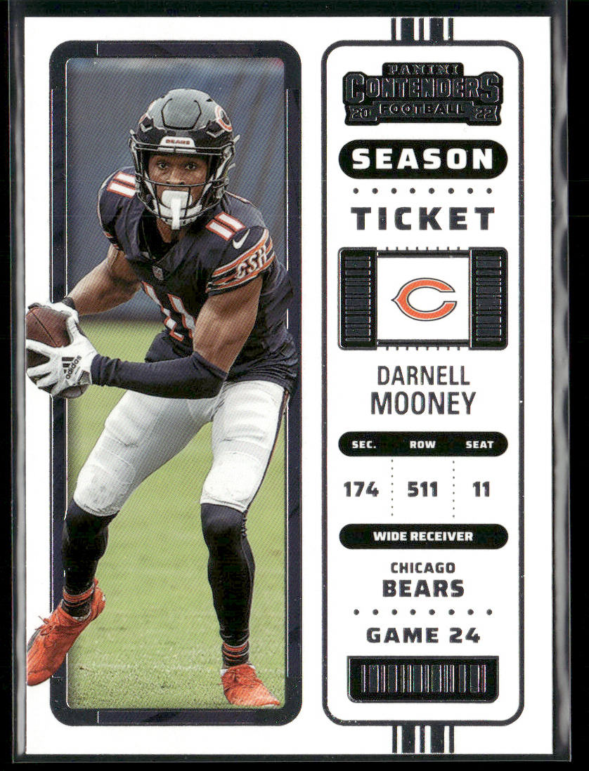Darnell Mooney 2022 Panini Contenders #21 Chicago Bears front