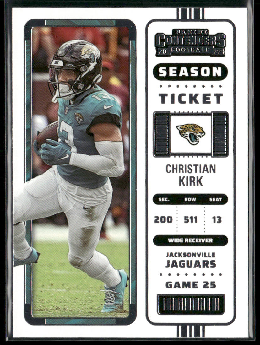Christian Kirk 2022 Panini Contenders #52 Jacksonville Jaguars