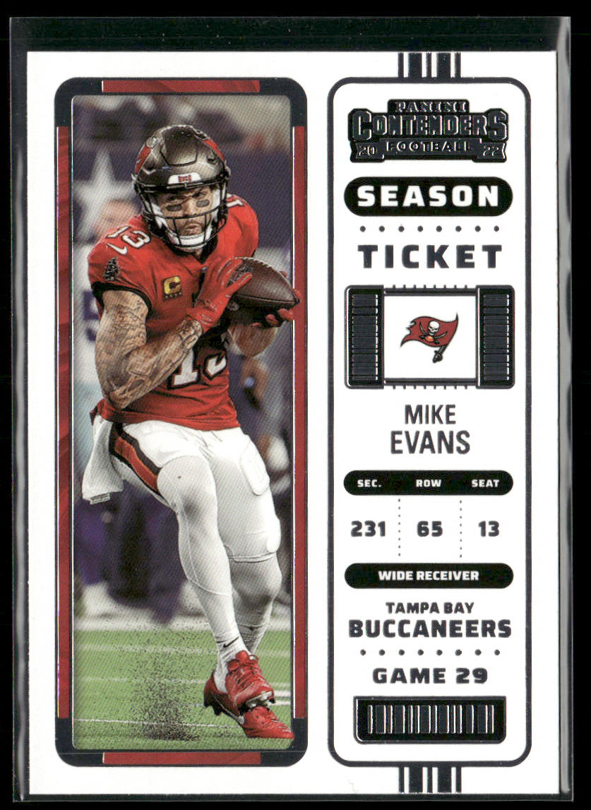 Mike Evans 2022 Panini Contenders #94 Tampa Bay Buccaneers front