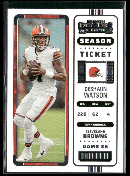 Deshaun Watson 2022 Panini Contenders #23 Cleveland Browns front