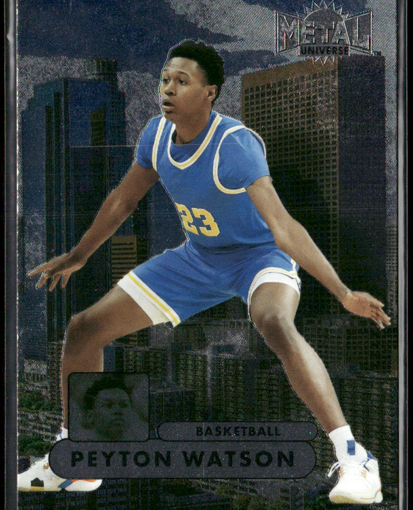 Peyton Watson 2022 SkyBox Metal 1997-98 Retro Metal Universe Champions #RMUC-24