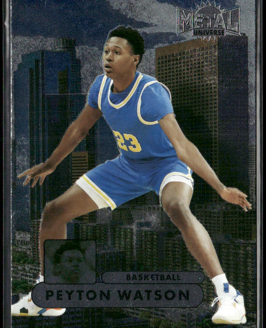 Peyton Watson 2022 SkyBox Metal 1997-98 Retro Metal Universe Champions #RMUC-24