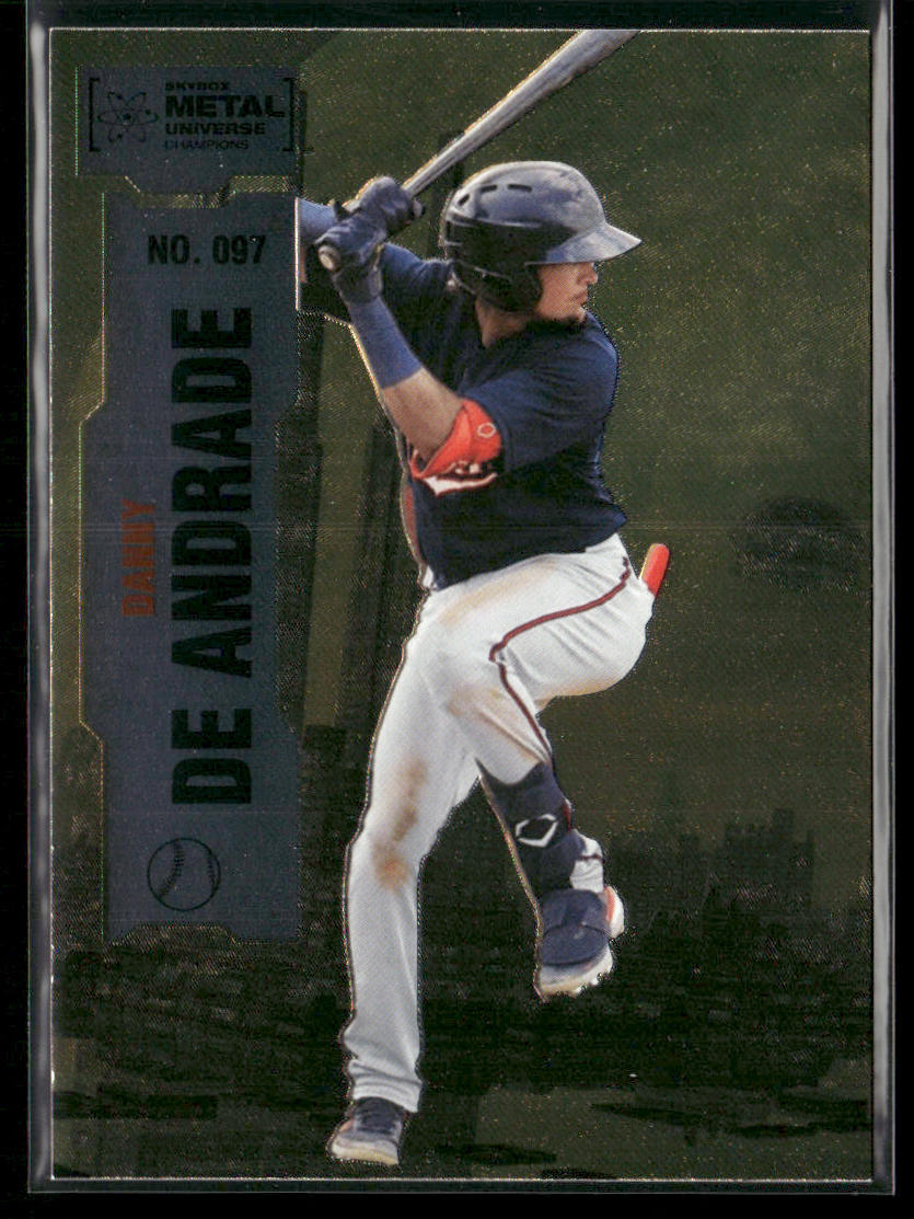 Danny De Andrade 2022 SkyBox Metal Universe Champions #097 front