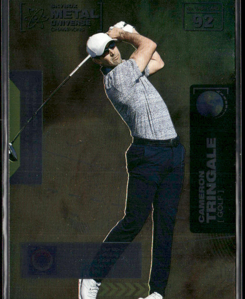 Cameron Tringale 2021 SkyBox Metal Universe Champions #92 front