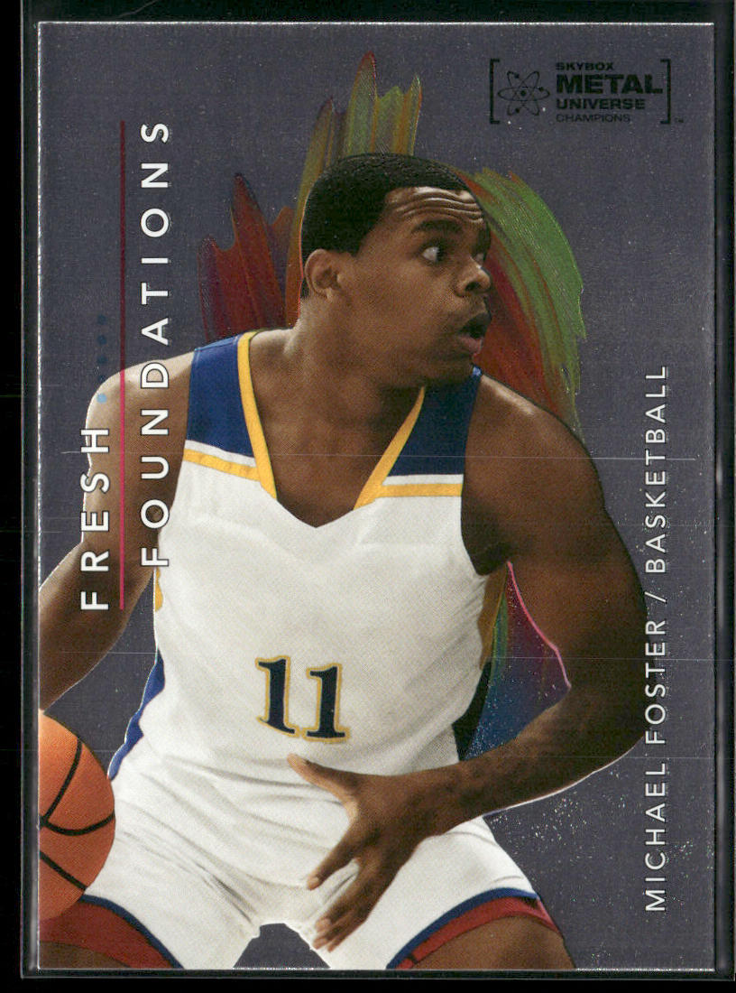 Michael Foster 2022 SkyBox Metal Universe Champions Fresh Foundations #FF31 front