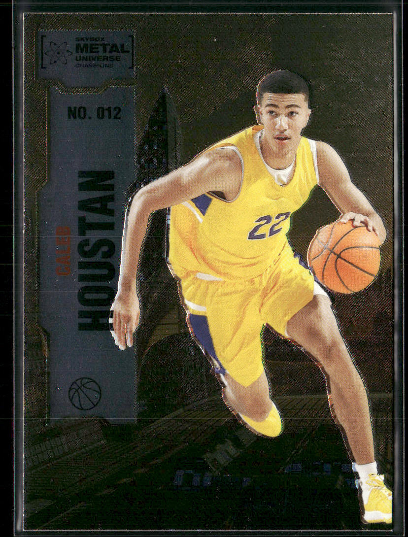 Caleb Houstan 2022 SkyBox Metal Universe Champions #012 front