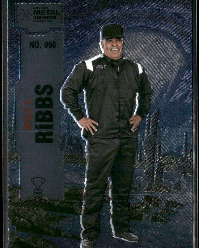 Willy T. Ribbs 2022 SkyBox Metal Universe Champions #096 front