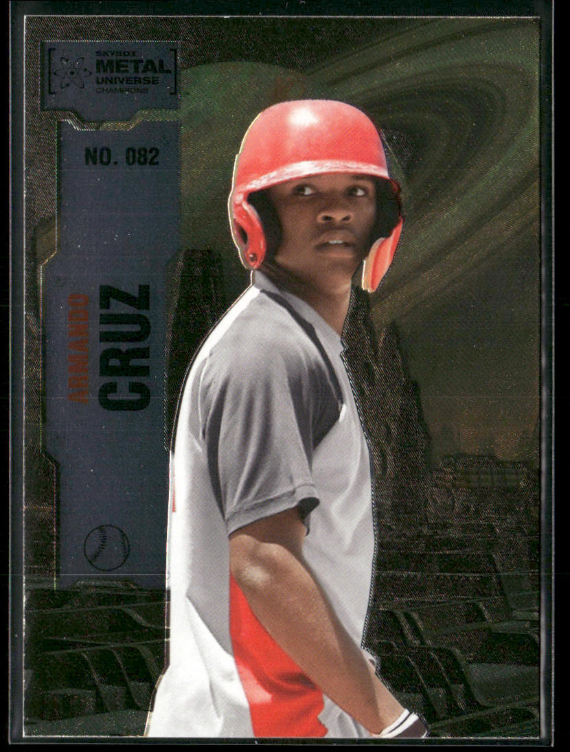 Armando Cruz 2022 SkyBox Metal Universe Champions #082 front