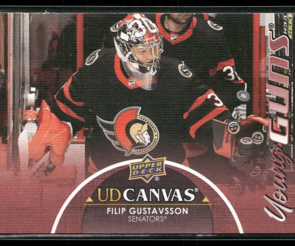 Filip Gustavsson 2021-22 Upper Deck UD Canvas #C93 Ottawa Senators