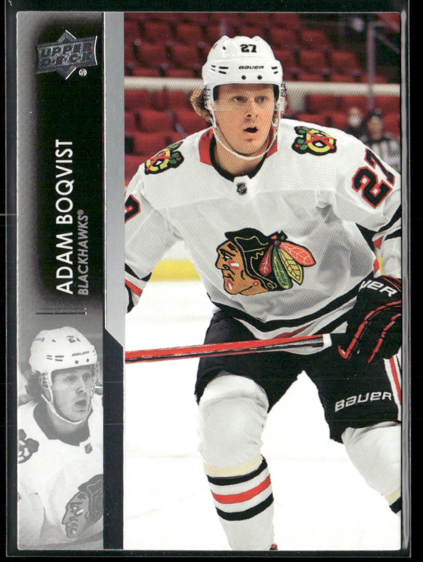 Adam Boqvist 2021-22 Upper Deck #38 Chicago Blackhawks